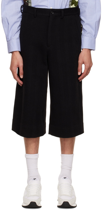 Photo: Comme des Garçons Homme Plus Black Long Shorts