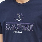 Harmony Men's Capri Anchor T-Shirt in Navy
