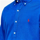 Polo Ralph Lauren Men's Corduroy Button Down Shirt in New Sapphire