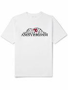 Pop Trading Company - Pup Amsterdam Printed Cotton-Jersey T-Shirt - White