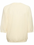 ZEGNA 3/4 Sleeve Wool Crewneck Sweater