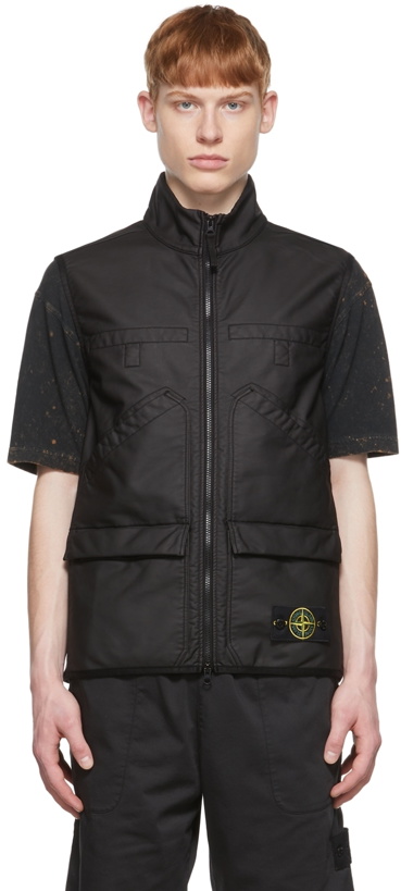 Photo: Stone Island Black Cotton Vest