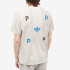 Adidas x POP Tech T-Shirt in Wonder White/Grey