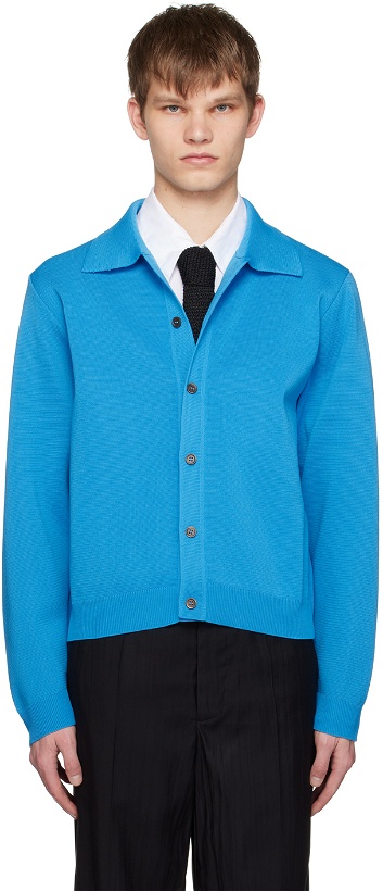 Photo: Our Legacy Blue Evening Cardigan