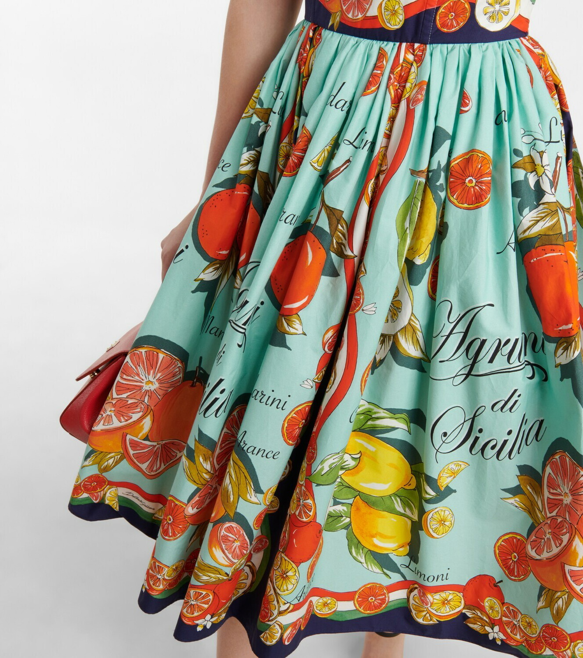 Dolce & Gabbana Women Bouquet Print Poplin Dress main image 1