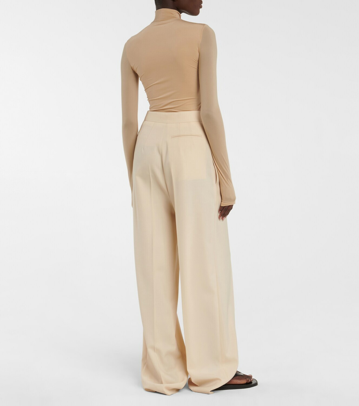 The Row Gordon high rise virgin wool pants The Row