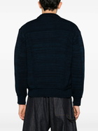 Junya Watanabe MAN Blue Mélange Knit Cardigan