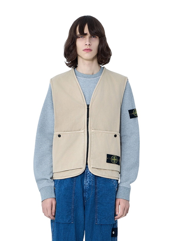 Photo: Stone Island Cotton Twill Utility Vest