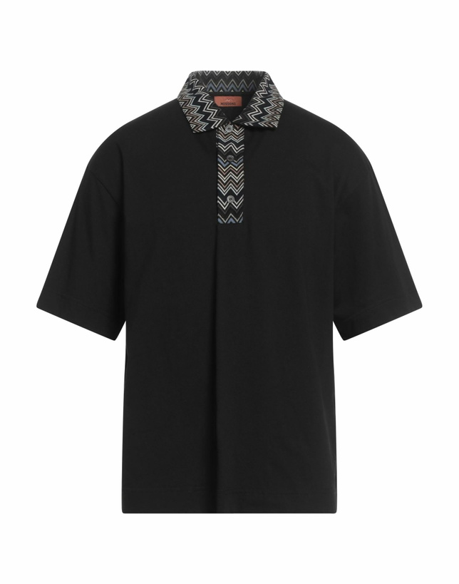 Photo: Missoni Mens Polo shirt in Black