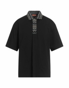 Missoni Mens Polo shirt in Black