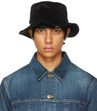 Needles Black Corduroy Bucket Hat