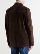 Nili Lotan - Ridgway Suede Blazer - Brown