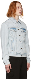 Off-White Blue Slim Diag Jacket