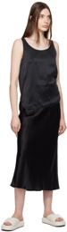 Max Mara Leisure Black Pan Tank Top