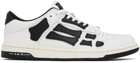 AMIRI White & Black Skel Top Low Sneakers