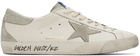 Golden Goose Off-White & Gray Super Star Classic Sneakers