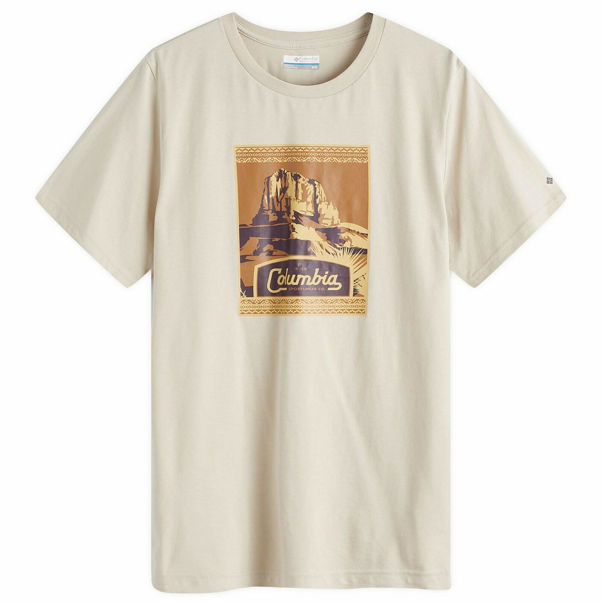 Columbia Men's CSC Seasonal Logo T-Shirt in Dark Stone Arid