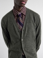 NN07 - Gavin 60073 Bouclé Wool-Blend Cardigan - Green