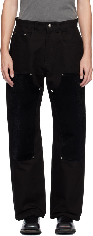 Photo: Andersson Bell Black Carpenter Wide-Leg Jeans