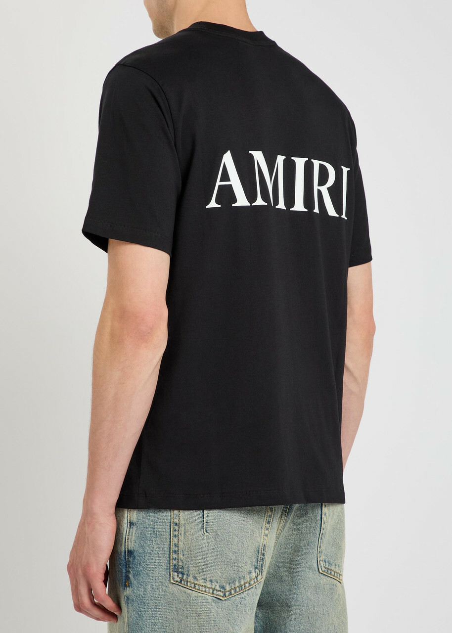 Amiri Core Logo-print Cotton T-shirt Black