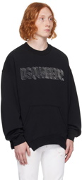 Dsquared2 Black Bonded Sweatshirt