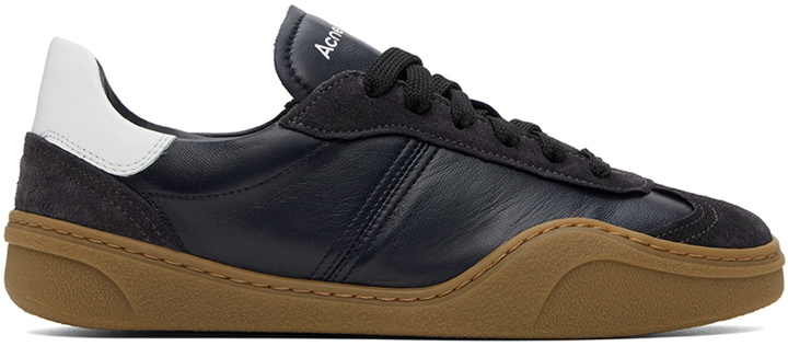 Photo: Acne Studios Black Lace-Up Sneakers