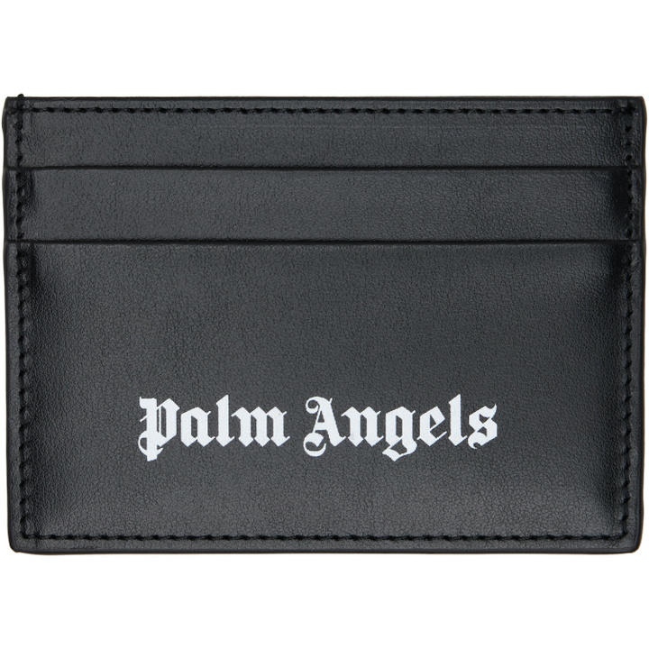 Photo: Palm Angels Black Classic Logo Card Holder
