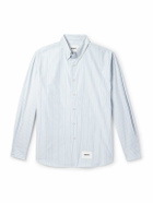 WTAPS - Striped Cotton Shirt - Blue