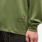 Stone Island Men's Logo Sleeve Logo T-Shirt in Olive