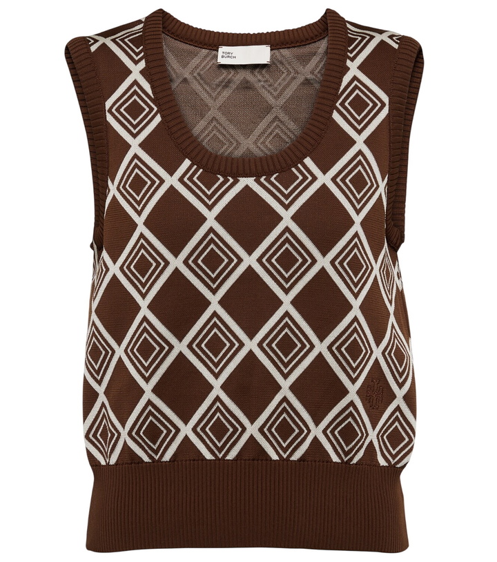 Photo: Tory Sport Jacquard vest