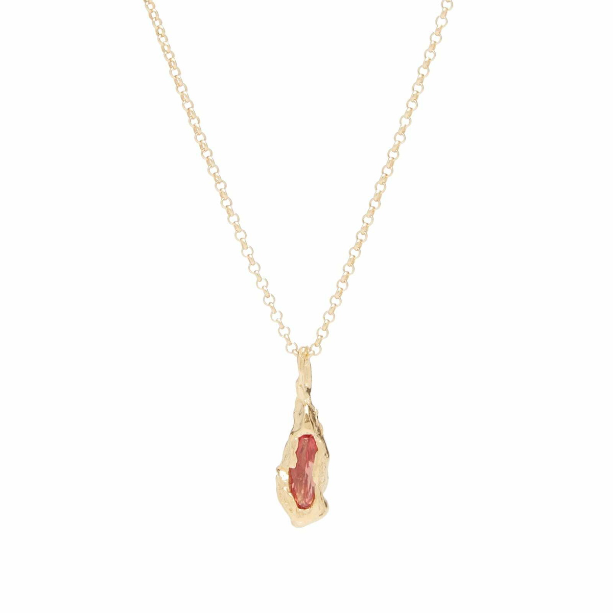 Simuero Naranja Necklace in Gold/Orange 