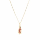 Simuero Naranja Necklace in Gold/Orange 