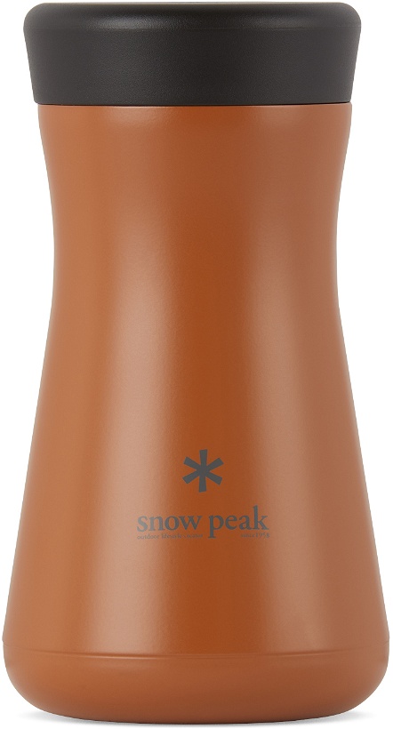 Photo: Snow Peak Orange Tsuzumi Bottle, 350 mL