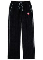 Casablanca Monogram-jacquard Towelling Cotton-blend Sweatpants Black