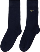 Lacoste Three-Pack Navy Socks