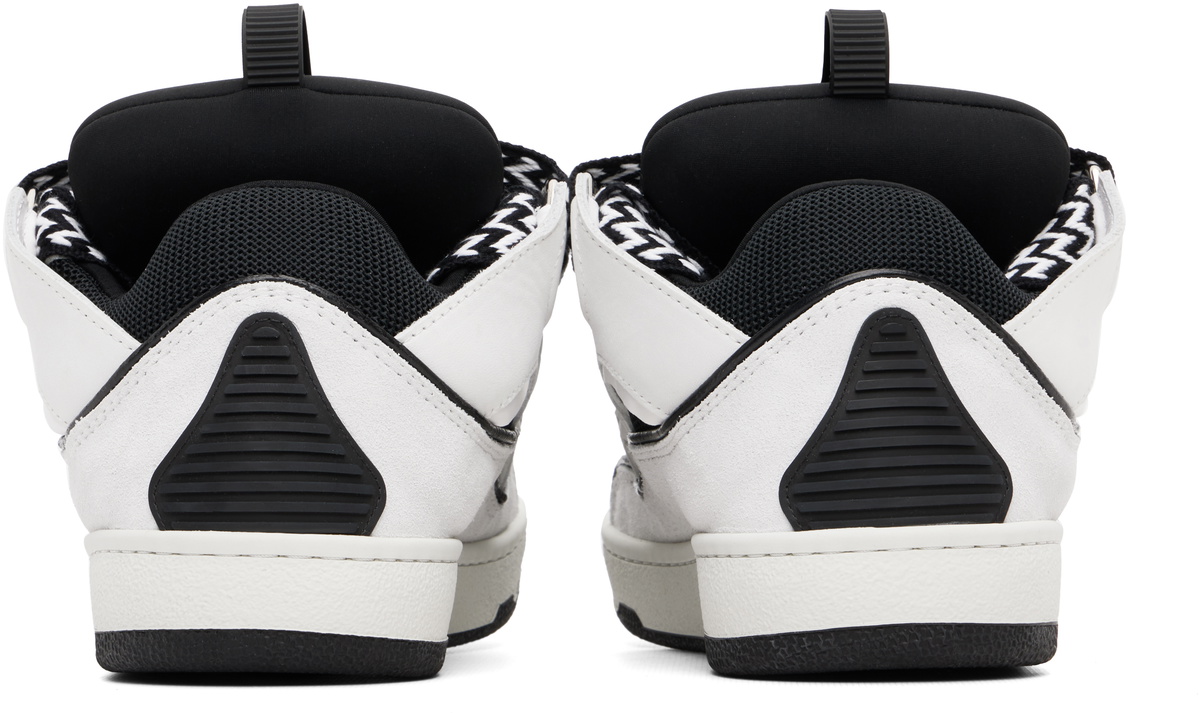 Lanvin White Curb Sneakers