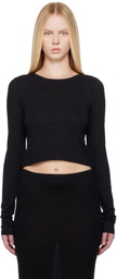 ÉTERNE Black Long Sleeve Baby T-shirt