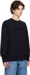 JW Anderson Black Logo Embroidery Sweatshirt