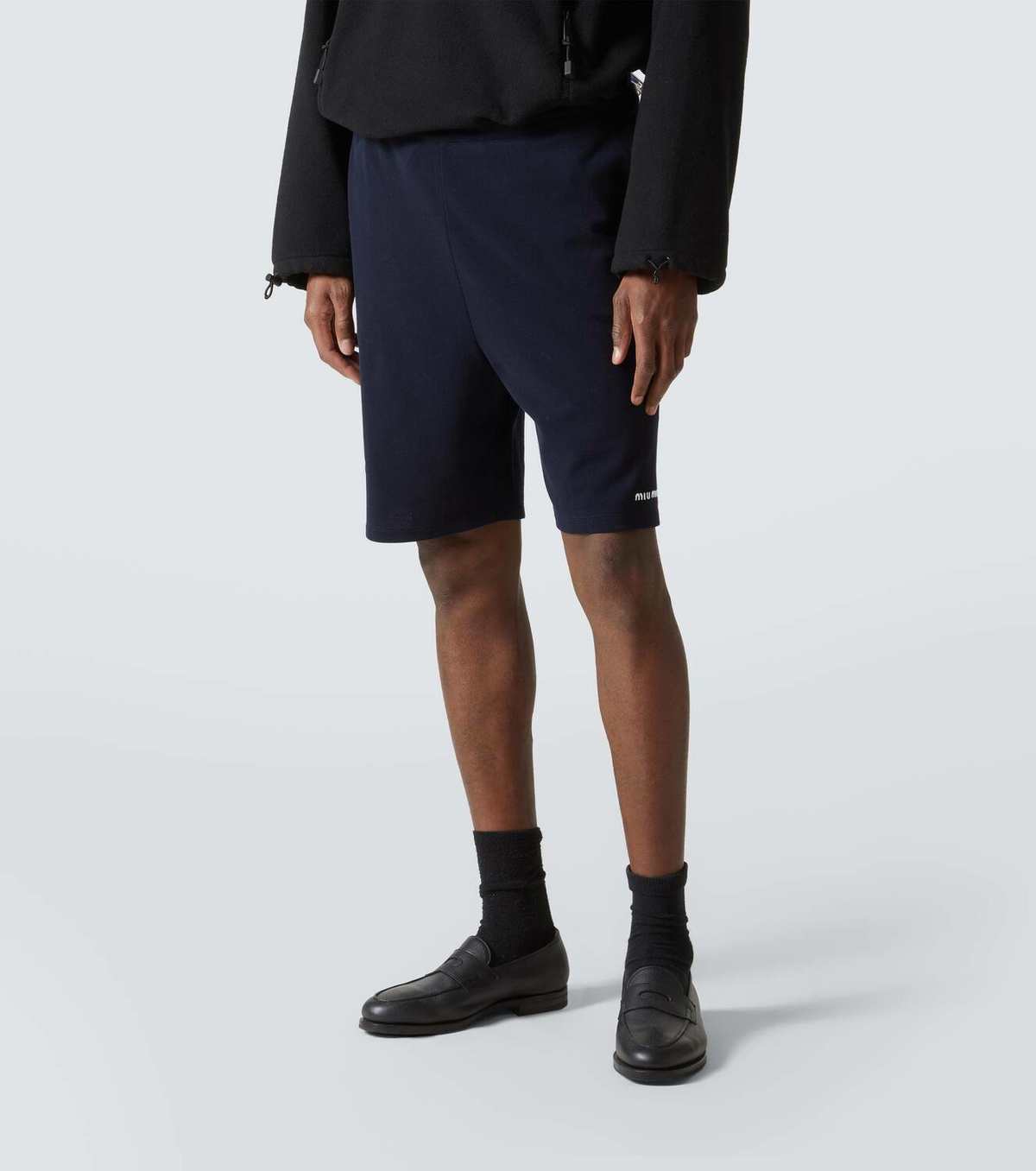 Miu Miu Jersey cotton Bermuda shorts