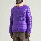 NANGA Men's Ultilight Packable Down Parka Jacket in Royal Purple