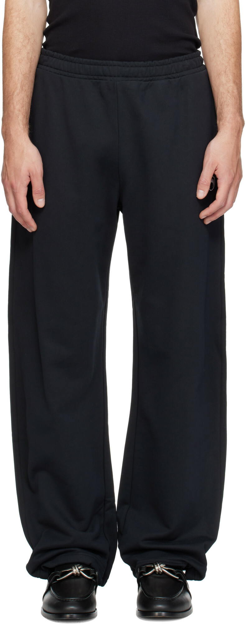 Marine Serre Black Moon Logo Sweatpants