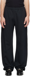 Marine Serre Black Moon Logo Sweatpants