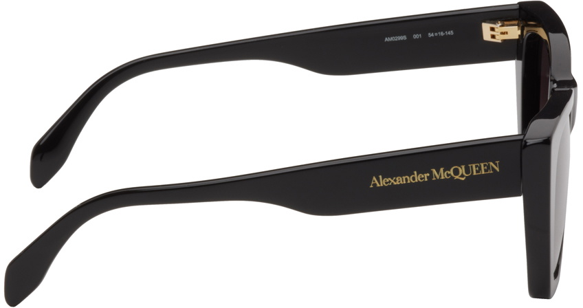 Alexander McQueen Black Selvedge Sunglasses