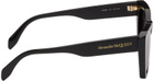 Alexander McQueen Black Selvedge Sunglasses