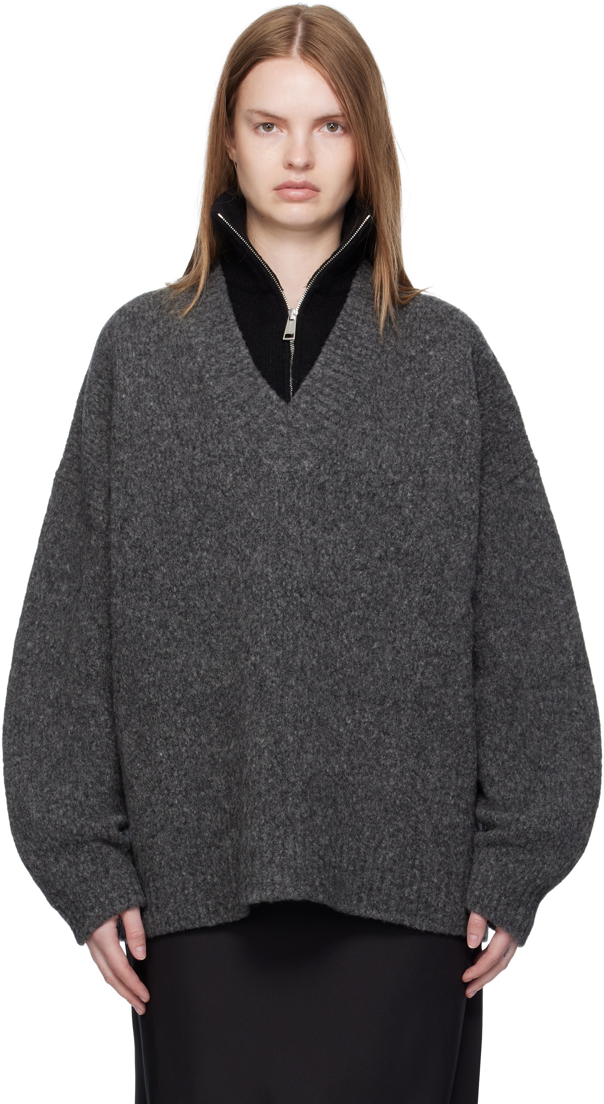 Nanushka Gray Kylen Sweater