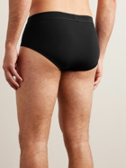 TOM FORD - Stretch-Cotton and Modal-Blend Briefs - Black