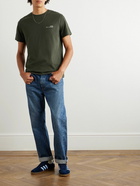 A.P.C. - Item Logo-Print Cotton-Jersey T-Shirt - Green