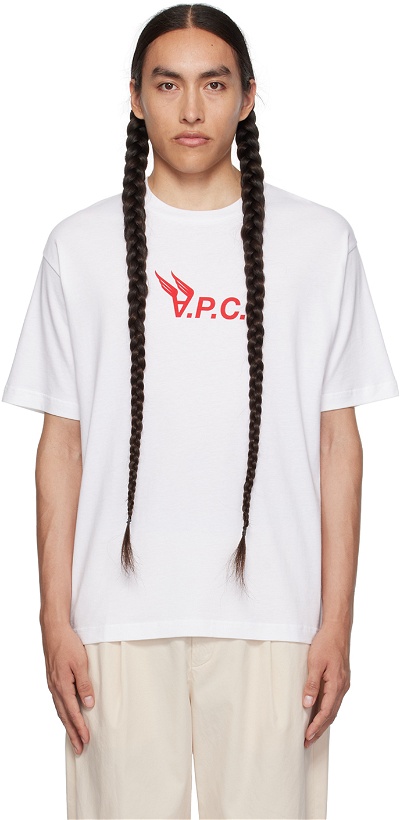 Photo: A.P.C. White Hermance T-Shirt