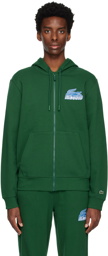 Lacoste Green Zip hoodie