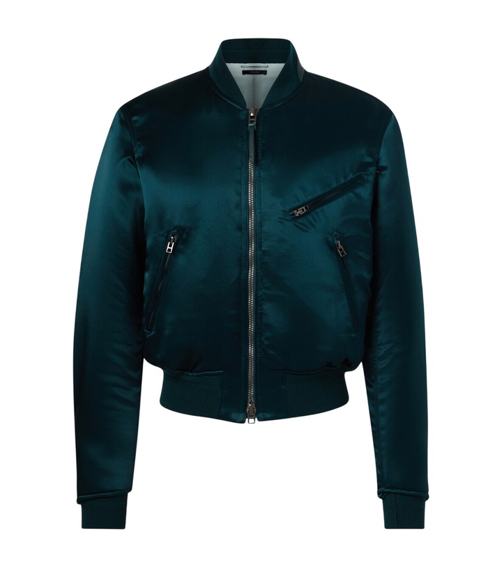 Photo: Tom Ford Satin bomber jacket